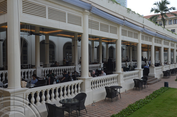DG239650. The verandah. The Galle Face Hotel. Colombo. Sri Lanka. 5.2.16