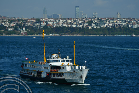 DG393822. Passenger ship Moda. IMO 8113255. 456 gross tonnes. Built 1986. Istanbul. Turkey. 7.5.2023.