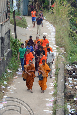 DG238829. Monks. Galle. Sri Lanka. 2.2.16