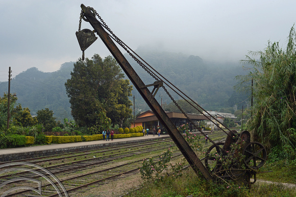 DG237994. Old hand crane. Haputale. Sri Lanka. 17.1.16.