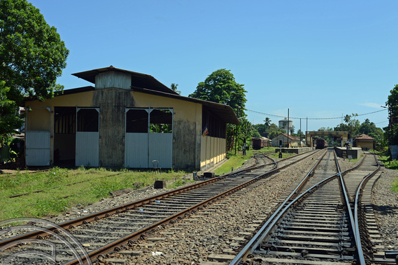 DG238321. Loco shed & station. Matara. Sri Lanka. 26.1.16