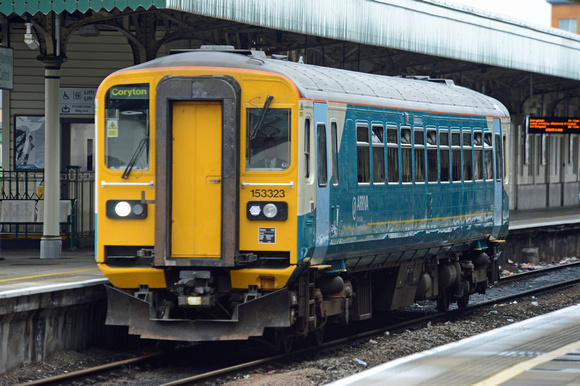 DG157002. 153323. Cardiff Central. 16.8.13.