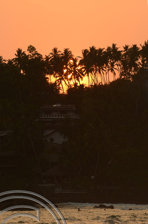 DG238542. Sunset. Mirissa. Sri Lanka. 28.1.16