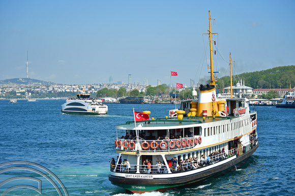 DG393809. Passenger ship Ilker Karter. IMO 7389950. 456 gross tonnes. Built 1990. Istanbul. Turkey. 7.5.2023.