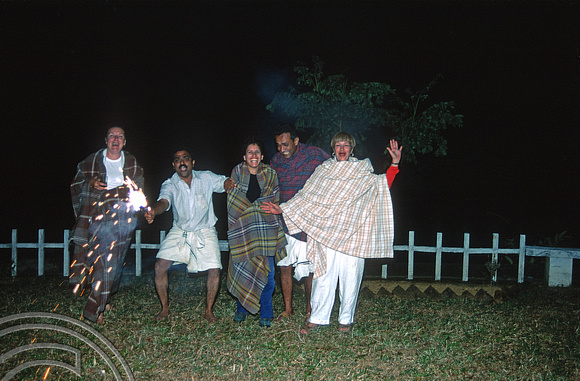 T6391. Party in the hills. Kerala. India. December.1997