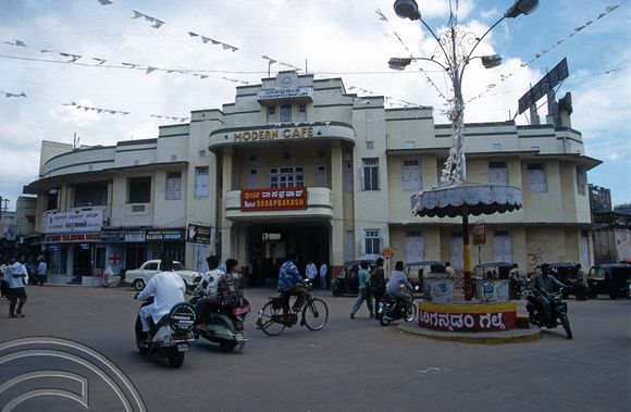 T6211. Art Deco Hotel Dasaprakash. Mysore. Karnataka. India. December.1997
