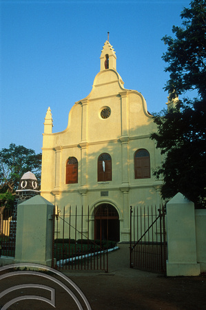 T6266. St Francis Church. Vasco da Gama burial site. Fort Cochin. Kerala. India. December.1997