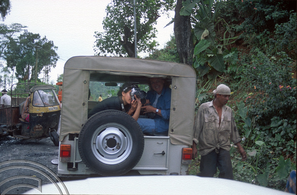 T6409. Meat shooting from the jeep. Kerala. India. December.1997
