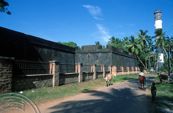 T6364. Early East India Company trading post. Anjengo. Kerala. India. December.1997
