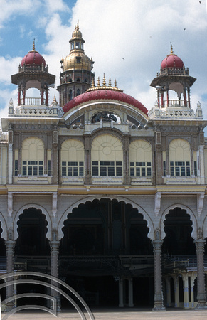 T6223. The Maharaja's palace. Mysore. Karnataka. India. December.1997