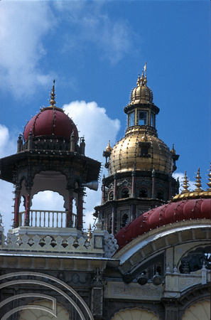 T6217. The Maharaja's palace. Mysore. Karnataka. India. December.1997