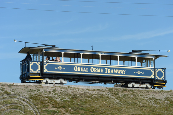 DG160758. Gt Orme tramway. Llandudno. 27.9.13.