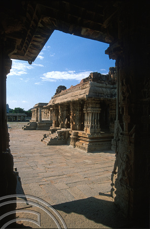 T6173. Vittala Temple. Hampi. Karnataka. India. December.1997