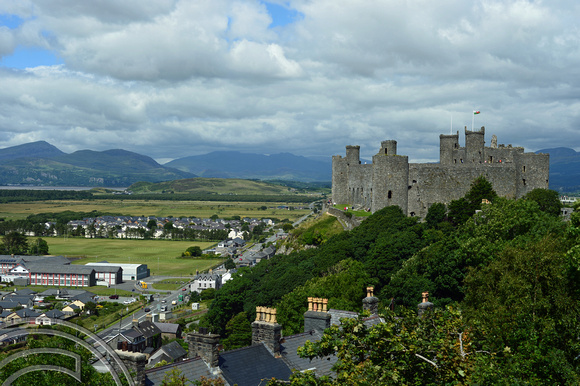 DG247659. View of the castle. Harlech. Wales. 5.7.16