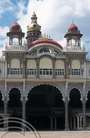 T6215. The Maharaja's palace. Mysore. Karnataka. India. December.1997