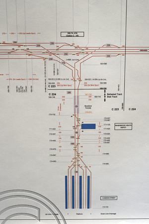 DG159533. HS2 track plans. Birmingham Curzon St. 12.9.13.