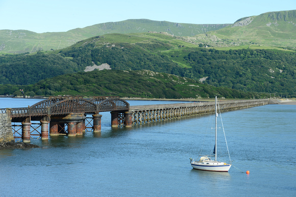 DG247505. The famous railway bridge. Barmouth. Wales. 3.7.16