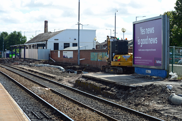 DG248581. Rebuilding the Preston bound platform. Chorley. 27.7.16