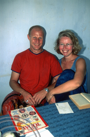 T6281. John and Helen. Fort Cochin. Kerala. India. December.1997