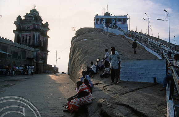 T6534. The Rock Fort Temple. Trichy. Tamil Nadu India. January 1998
