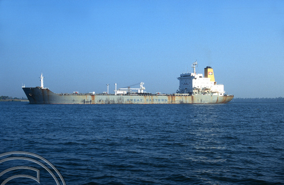 T6306. Indian oil tanker. Cochin. Kerala. India. December.1997