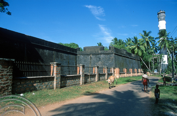 T6364. Early East India Company trading post. Anjengo. Kerala. India. December.1997