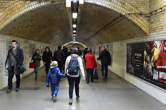 DG243497. Subway to the museums. South Kensington. London. 25.4.16
