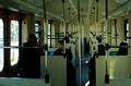 R11268. Interior of a line 1 metro car. Athens. Greece. October 2003