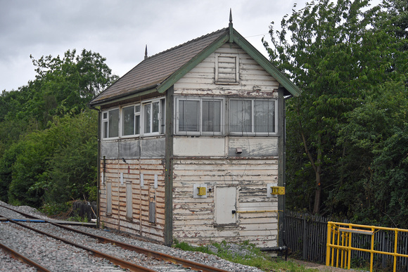 DG398385. Prince of Wales colliery signalbox. Pontefract. West Yorkshire. 30.6.2023.