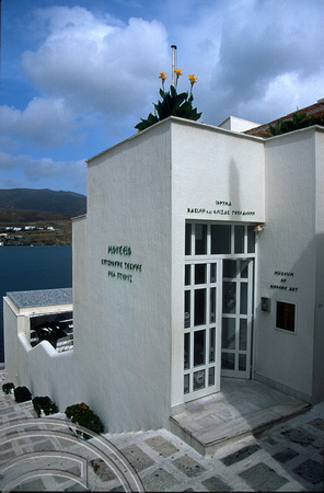 T14179. Museum of Modern Art. Hora. Andros. Cyclades. Greece. 24.09.02