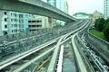 DG36425. Flying junctions. Sengkang LRT. Singapore. 6.10.09.