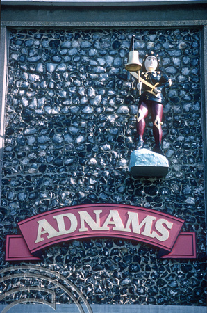 T4629. The bell at Adnams brewery. Southwold. Suffolk. England. 2nd April 1994.