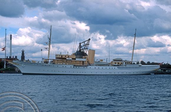 T4712. Danish Royal Yacht. Copenhagen. Denmark. 28th August 1994.