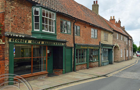 DG399363. Old shop fronts in Fleetgate. Barton-upon-Humber. Lincolnshire. 26.7.2023.