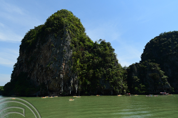 DG263591. Limestone outcrops around Phang Nga Bay. Thailand. 29.1.17
