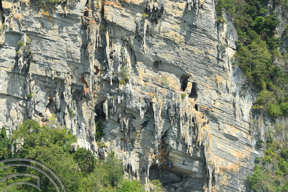 DG263830. Limestone cliffs. Krabi. Thailand. 31.1.17
