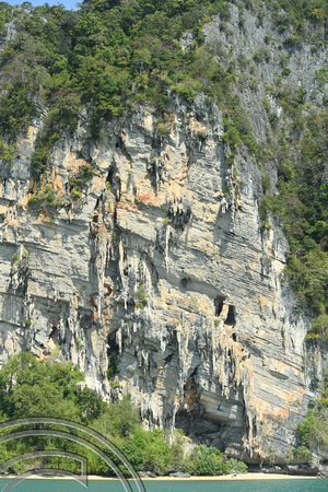 DG263832. Limestone cliffs. Krabi. Thailand. 31.1.17