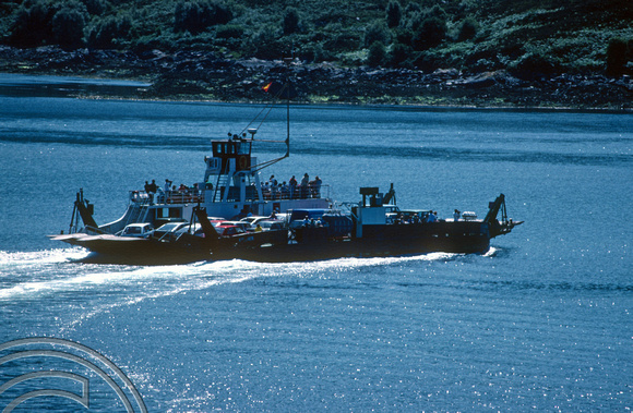 T02799. The Skye ferry. Kyle of Lochalsh. Skye. Scotland. 23rd July 1990