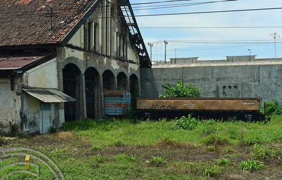DG265146. Abandoned loco shed. Pekalongan. Java. Indonesia. 13.2.17