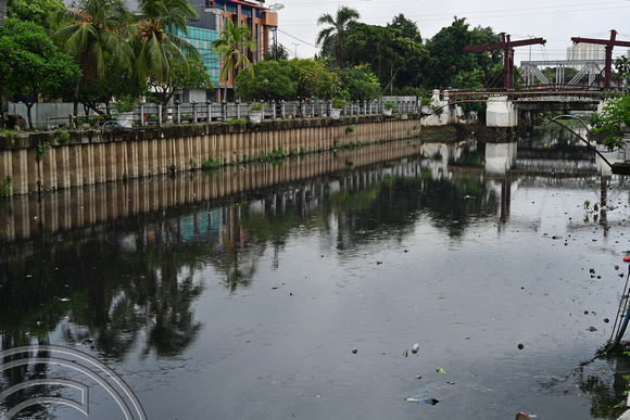 DG265286. Kali Krukut (canal). Kota. Jakarta. Java. Indonesia. 14.2.17