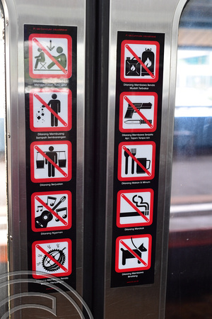 DG265396. Don't list on suburban trains. Jakarta. Java. Indonesia. 15.2.17
