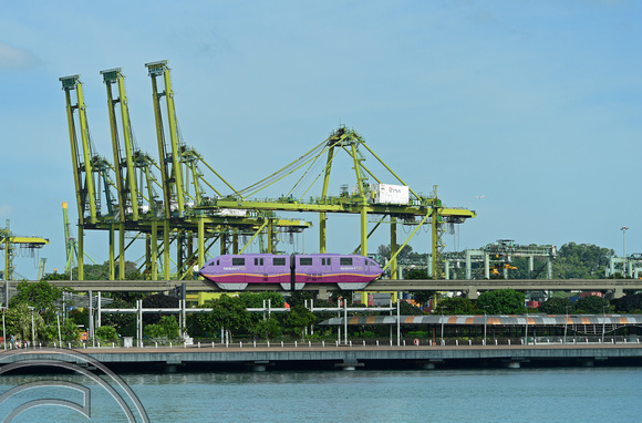 DG265726. Monorail. Harbour Front. Singapore. 17.2.17
