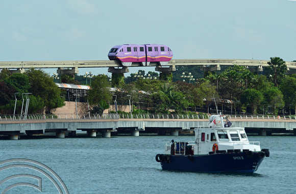 DG265721. Monorail. Harbour Front. Singapore. 17.2.17