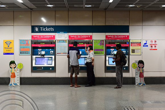 DG265793. MTR Ticket machines. Little India. Singapore. 17.2.17