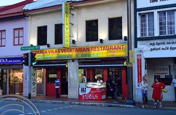 DG265780. Komala Vilas Indian restaurant. Little India. Singapore. 17.2.17