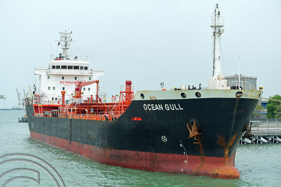 DG267065. Ocean Gull. Tanker. Built 2012. 9500 dwt. Reg, Singapore. Penang Harbour. Malaysia. 24.2.17