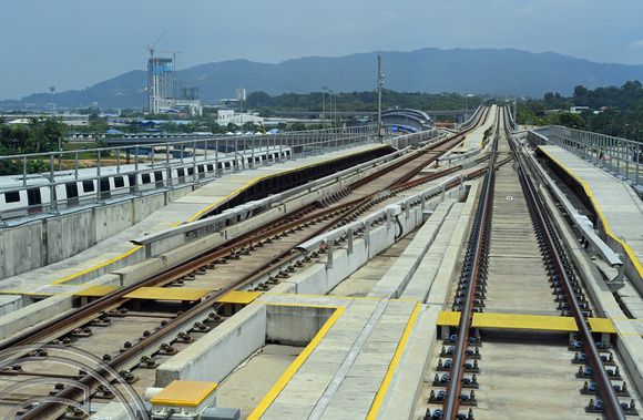 DG266393. MRT depot junctions. Kwasa Damansara. Kuala Lumpur. Malaysia. 20.2.17
