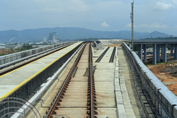 DG266409. MRT depot junctions. Kwasa Damansara. Kuala Lumpur. Malaysia. 20.2.17