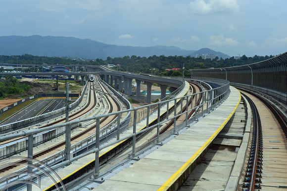 DG266397. MRT depot junctions. Kwasa Damansara. Kuala Lumpur. Malaysia. 20.2.17