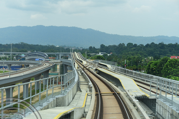 DG266722. MRT depot junctions. Kwasa Damansara. Kuala Lumpur. Malaysia. 20.2.17